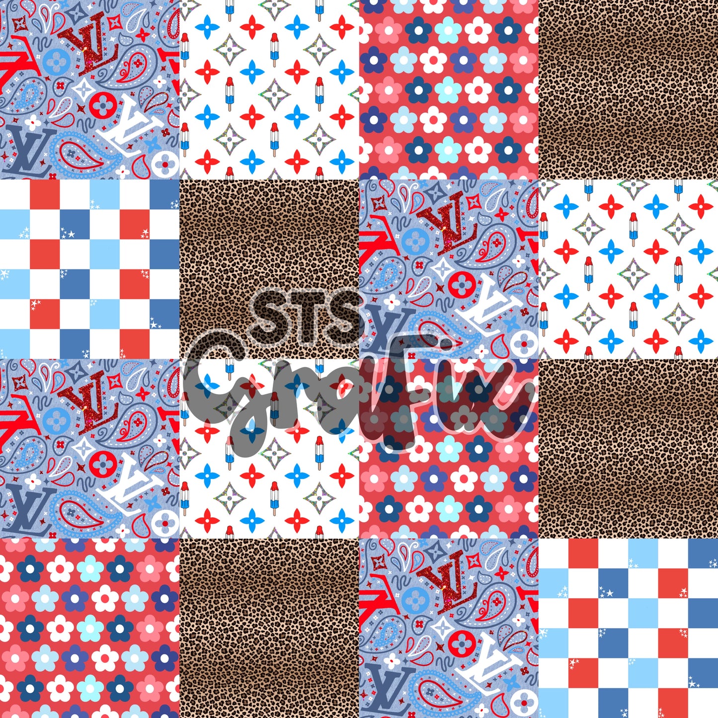 Patriotic Squares 1