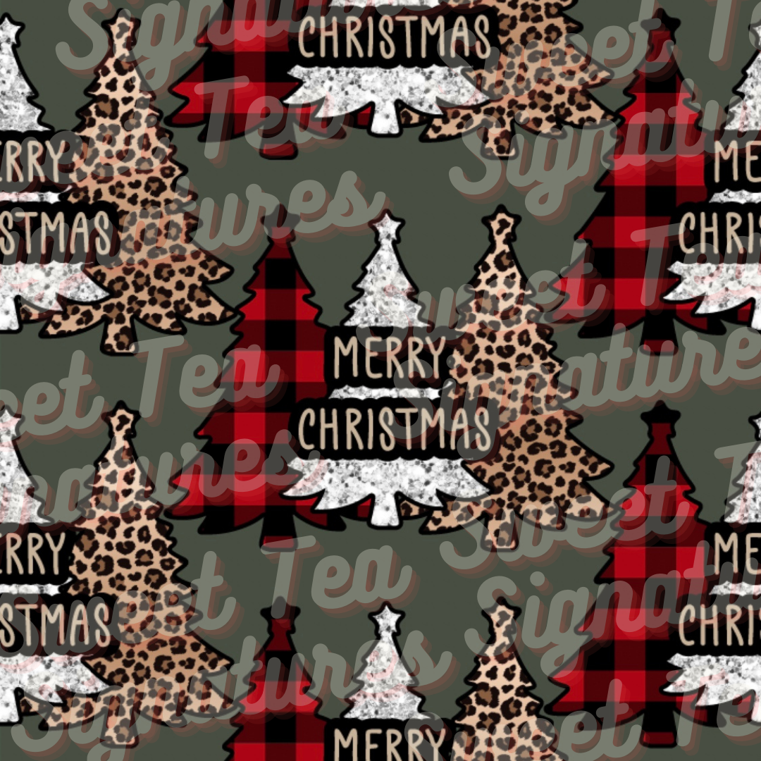 Christmas Trees- Olive