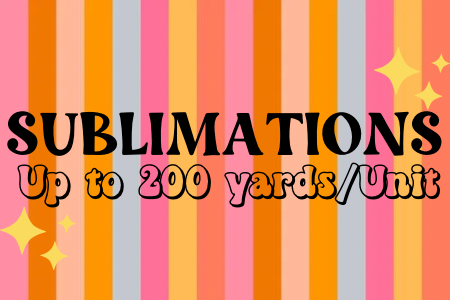 Sublimations, Up to 500 Prints