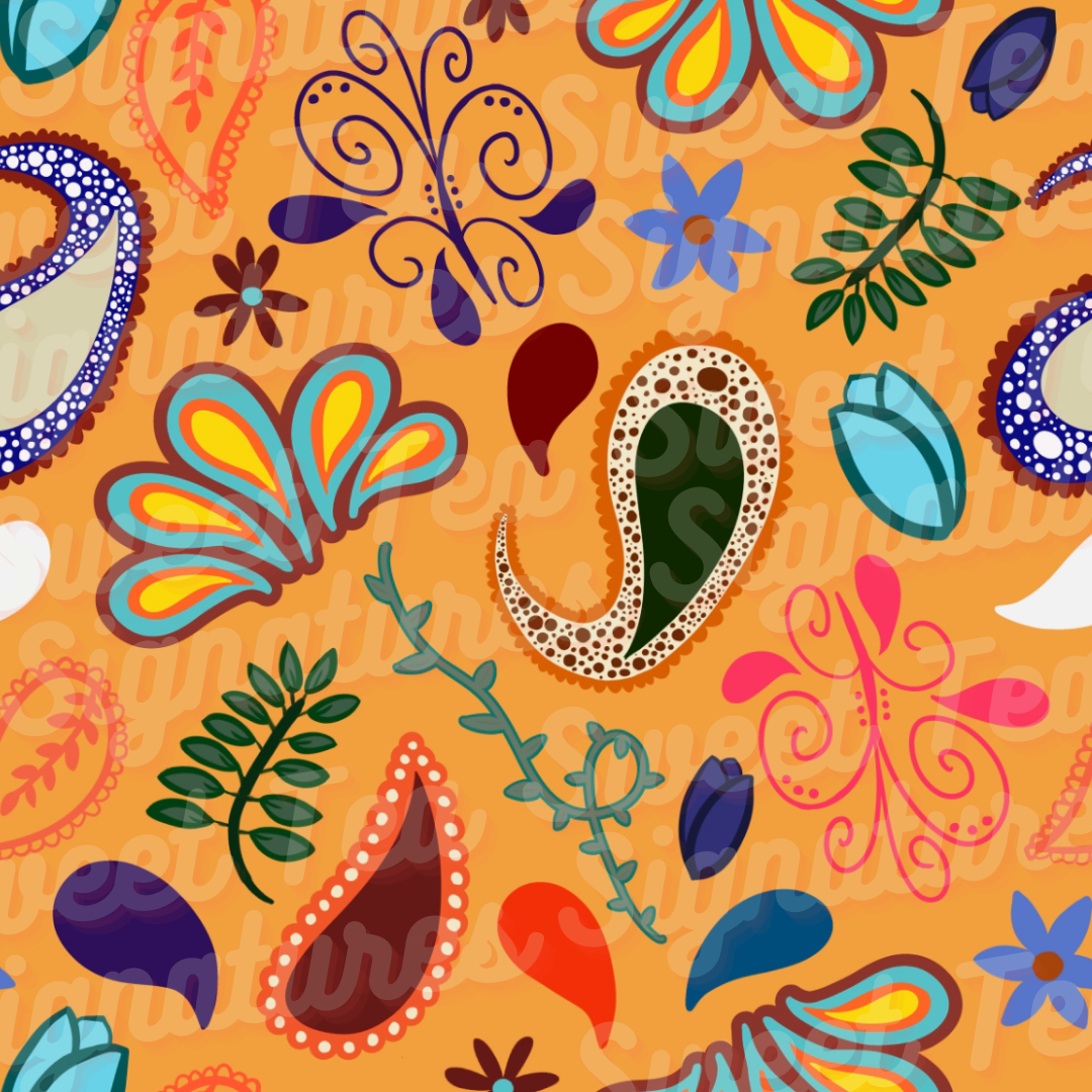 Yellow Paisley