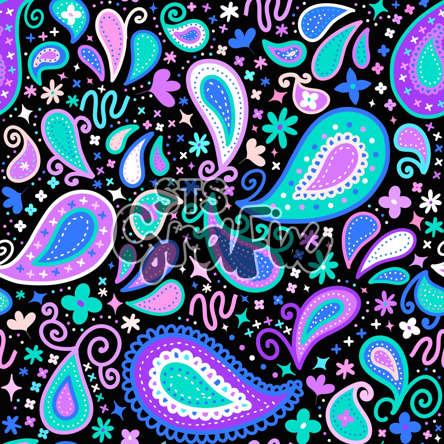 Mermaid Paisley