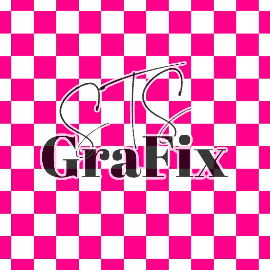 Pink & White Checkers