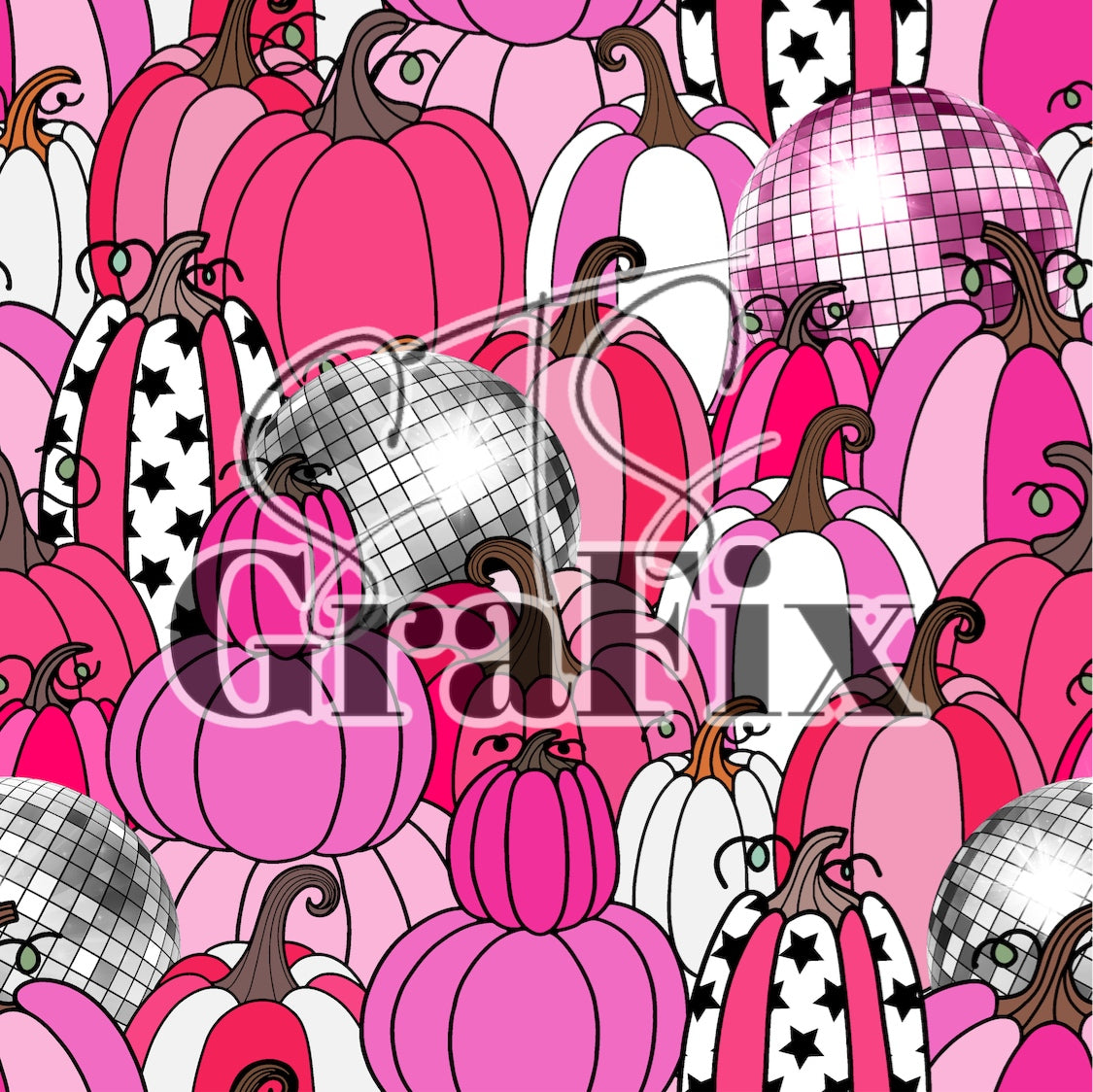 Pink Layered Disco Pumpkins