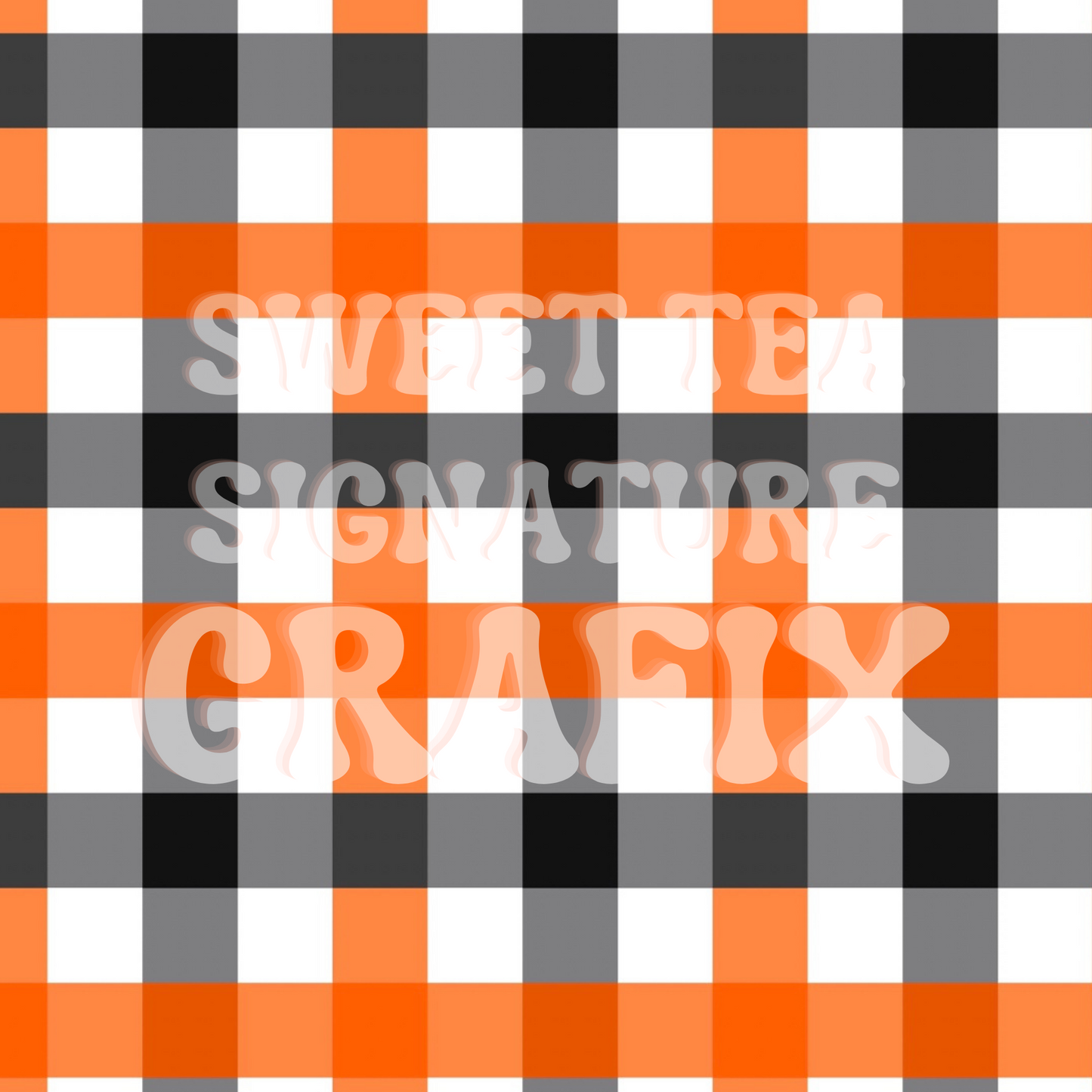 Halloween Gingham