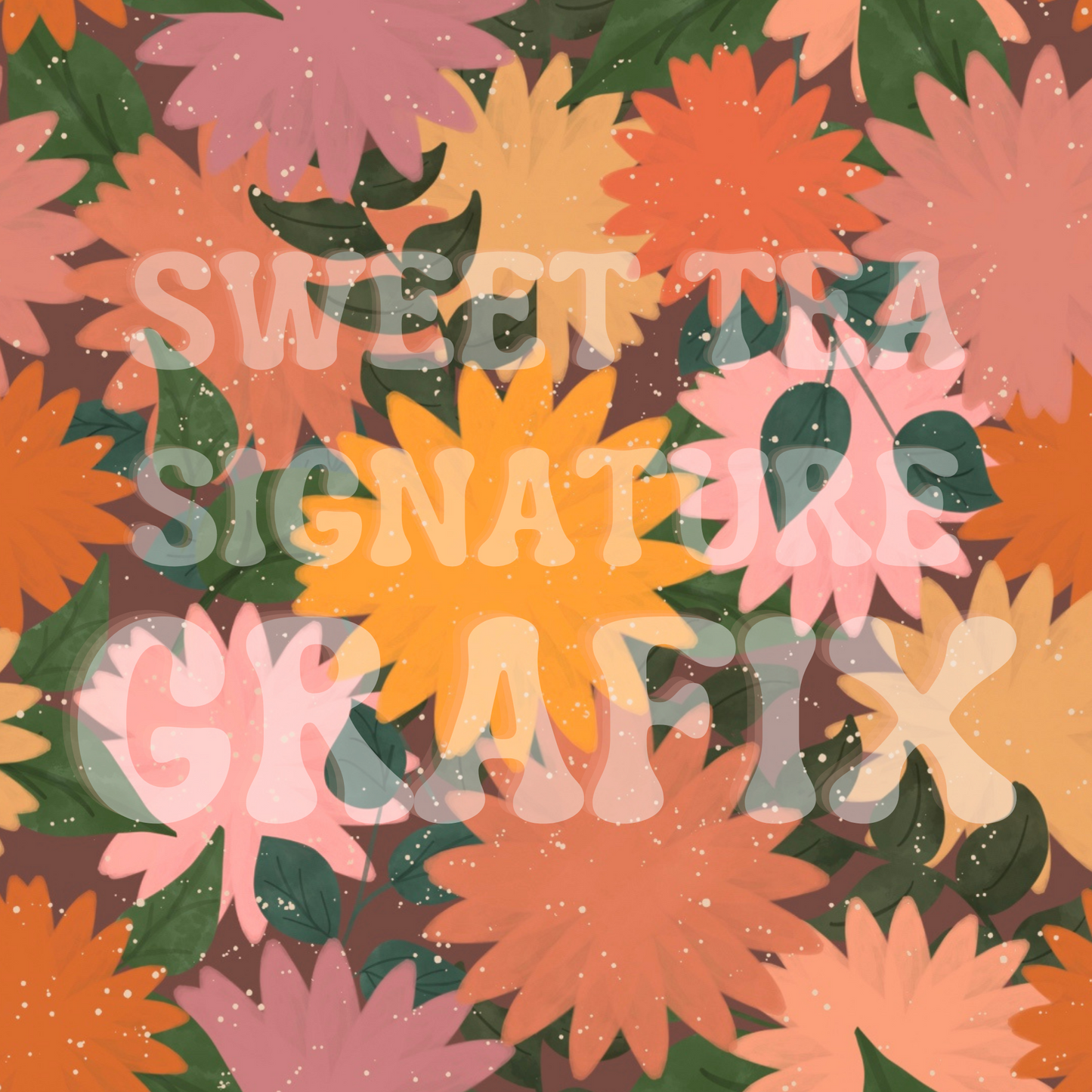 Flowers- Sunset Tones