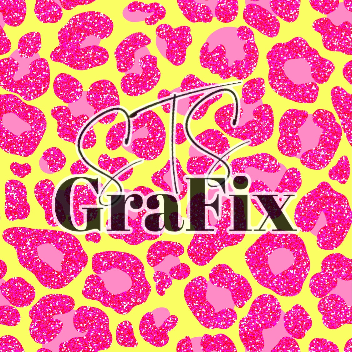 Neon Yellow W/Pink Leopard