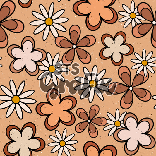 Brown Florals