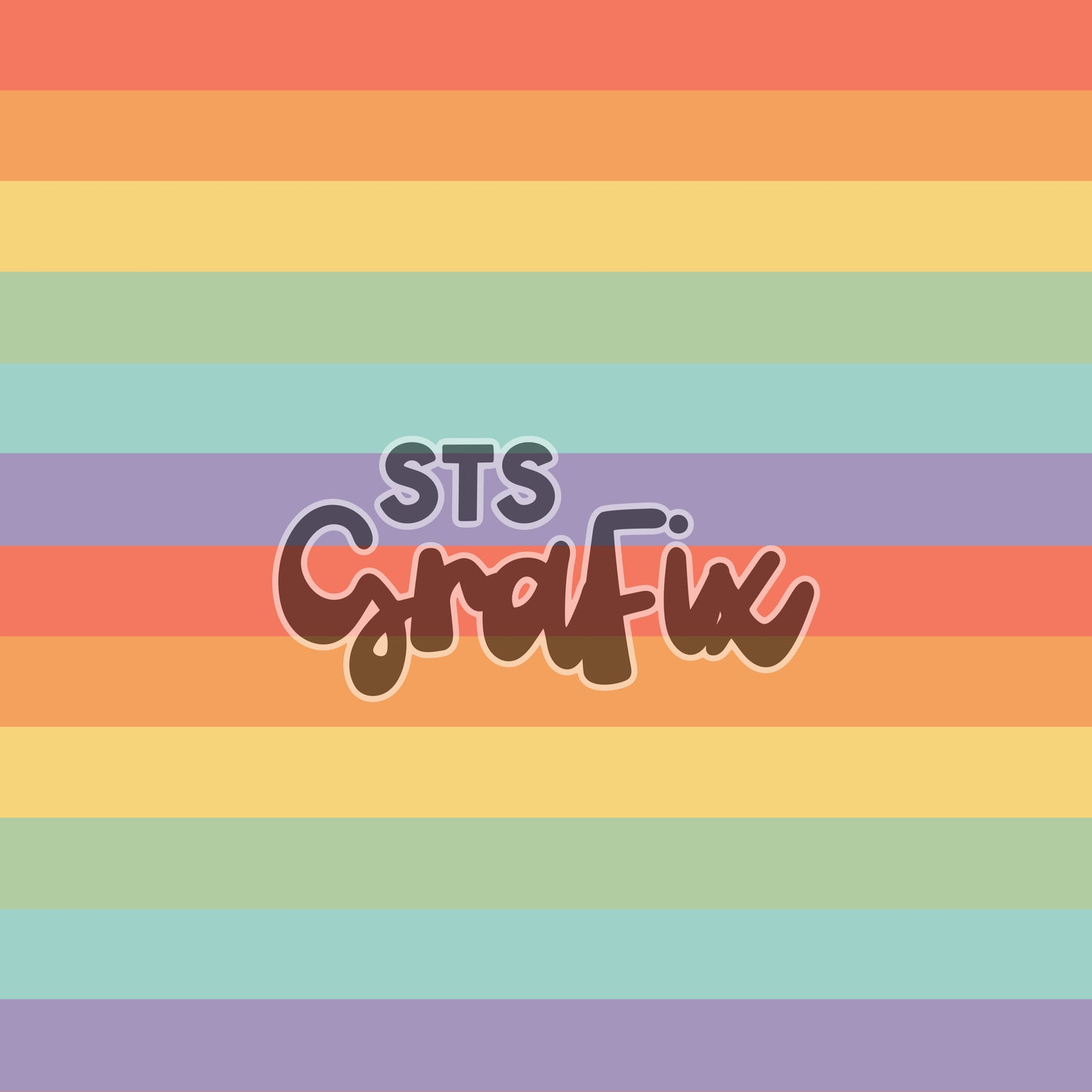 Retro Rainbow Stripes