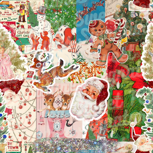 Vintage Christmas Collage
