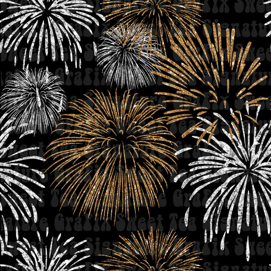 Gold/Silver Fireworks