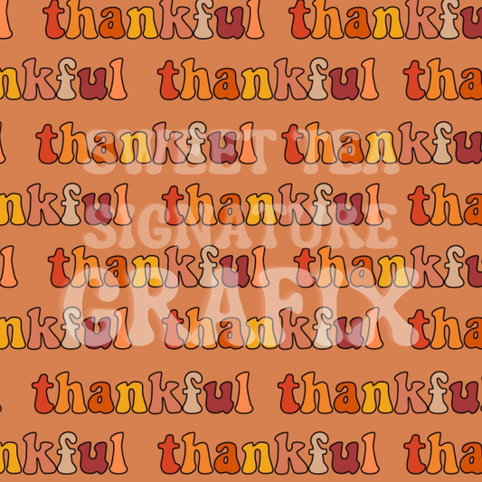 THANKFUL- Orange