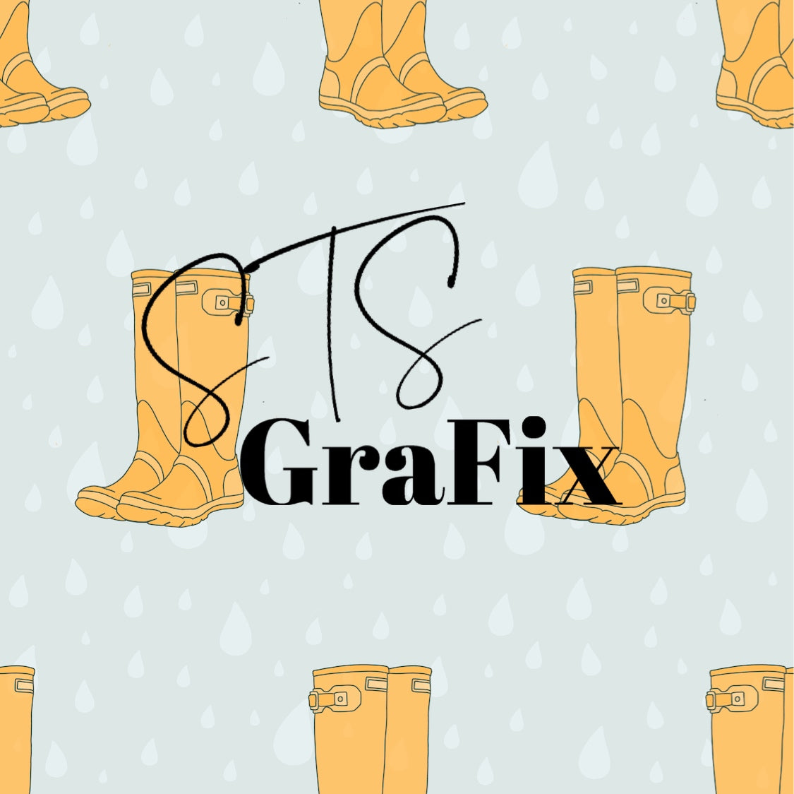 Yellow Rafix Yellow Rainboots – Sweet Tea Signature GraFix
