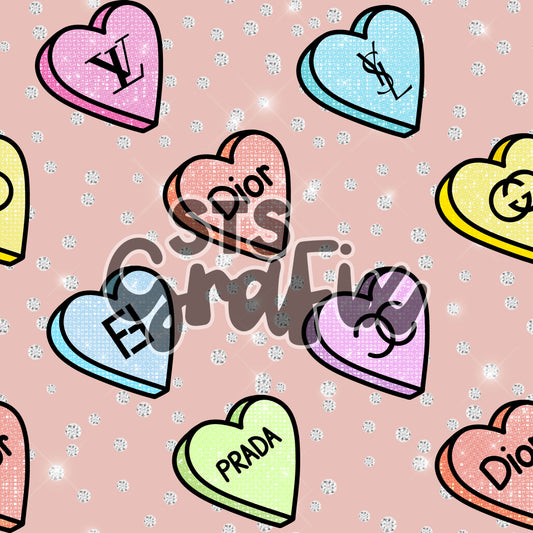 Candy Heart Mesh—Jetty