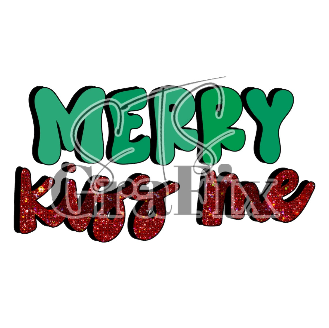 Merry Kiss Me— PNG