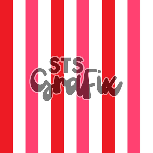 Vertical VDay Stripes