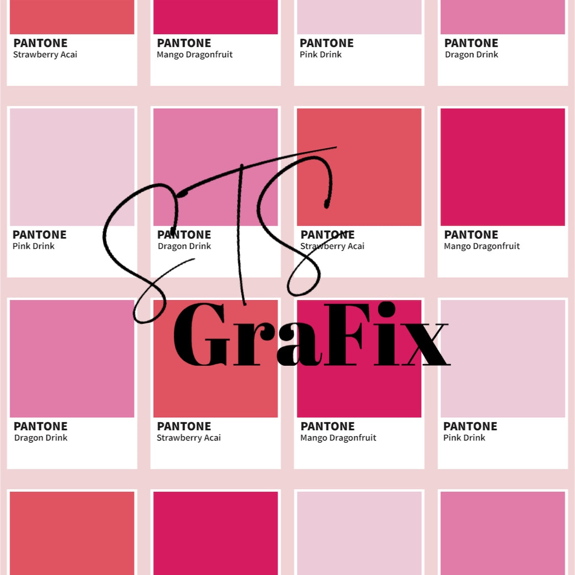 Color Swatch Drinks – Sweet Tea Signature GraFix