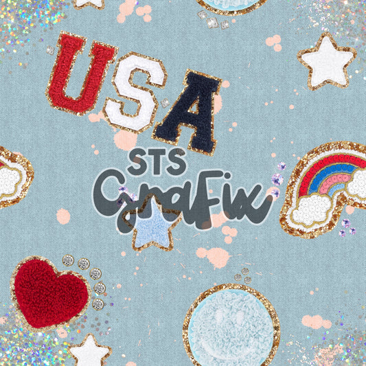 USA Denim— Glitter