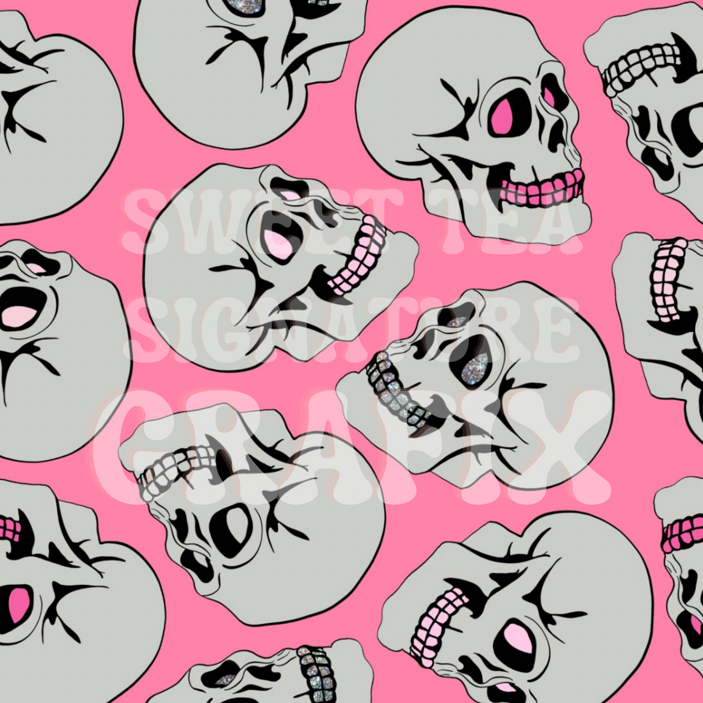 Pink Skulls