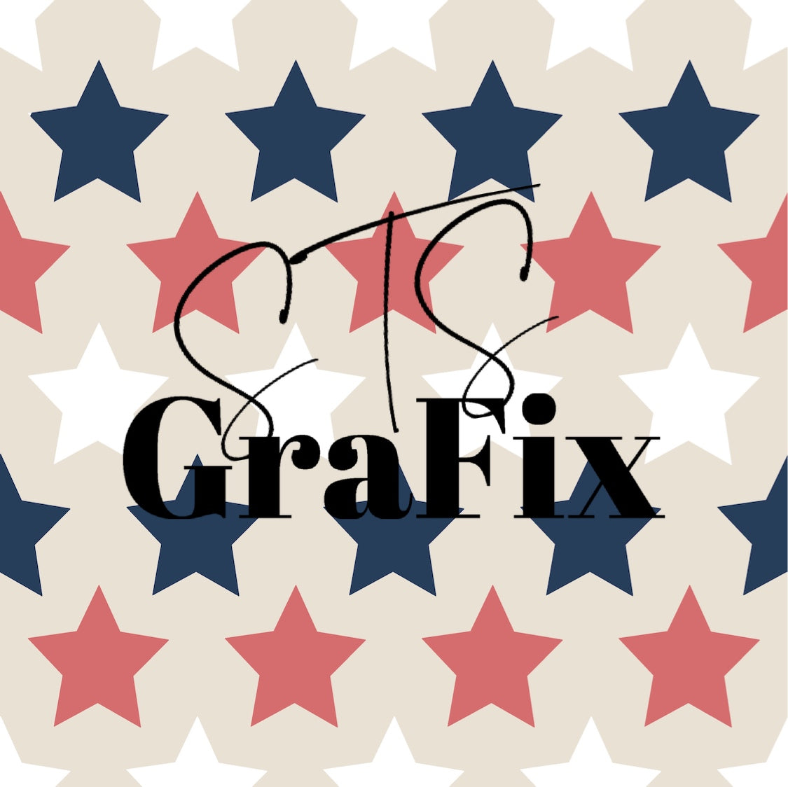 RWB Stars – Sweet Tea Signature GraFix