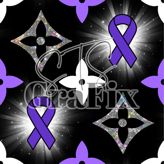 Purple Awareness Ribbon