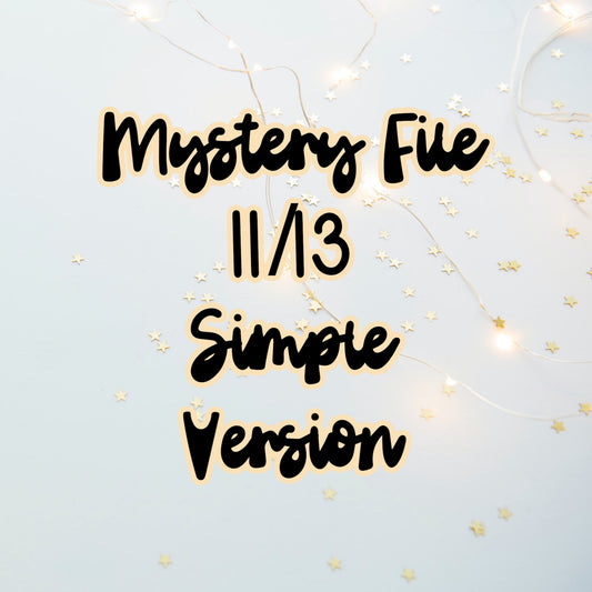 Mystery File—Simple Version