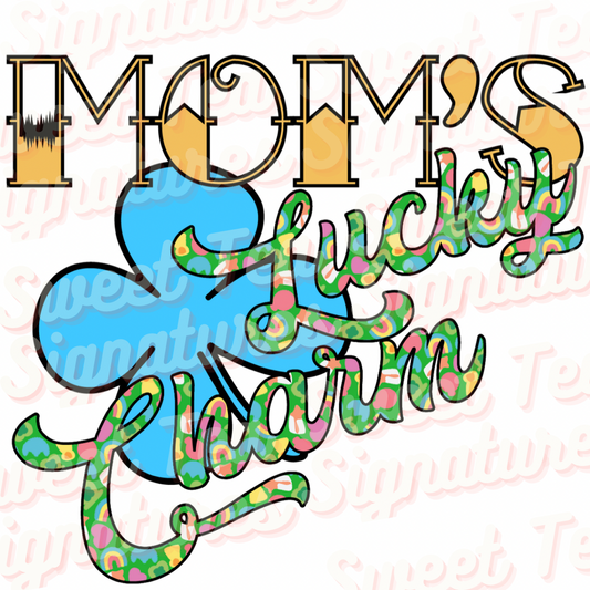Moms Lucky Charm- Blue