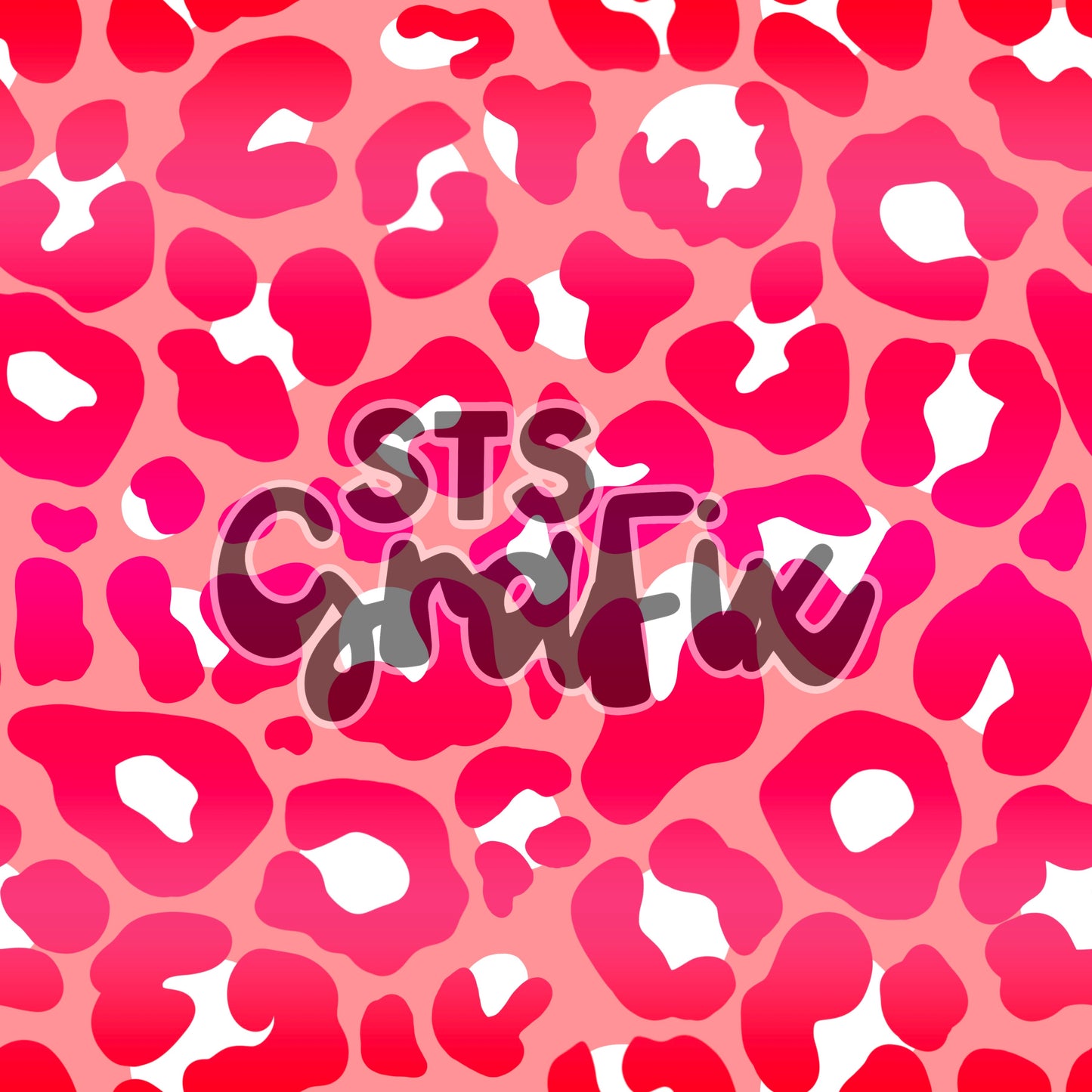 Red Gradient Leopard 2