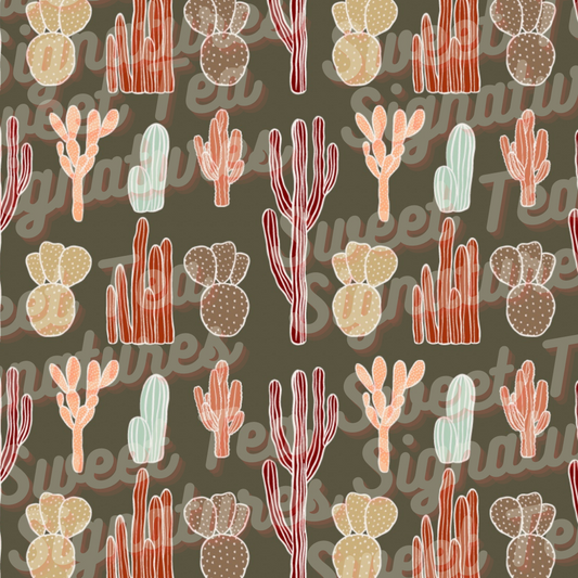 Earth Tone Cactus