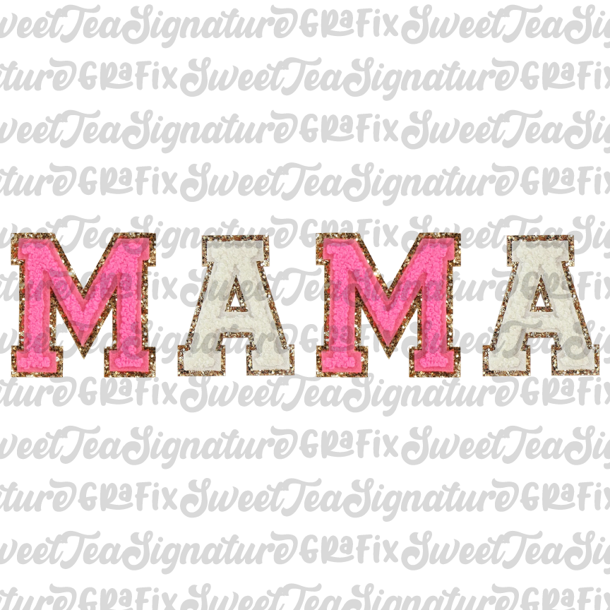 MAMA-Pink & White