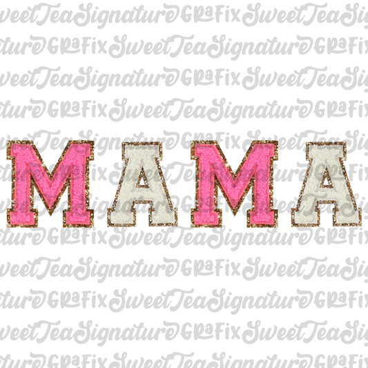 MAMA-Pink & White