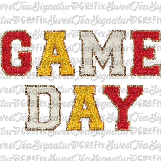 Game Day- Red & Yellow